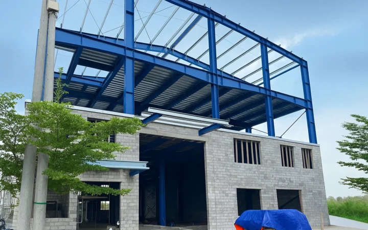 Nhà lắp ghép dùng gạch bê tông nhẹ V-Lite